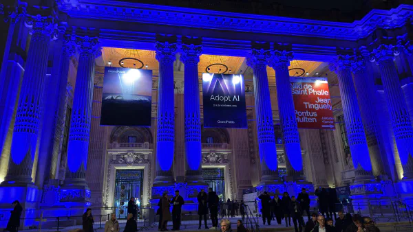The Adopt AI event inside the Grand Palais in Paris