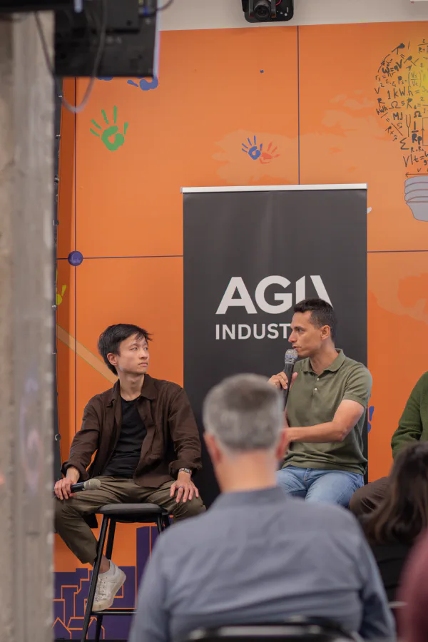 I speak during the AGIV INDUSTRIES panel