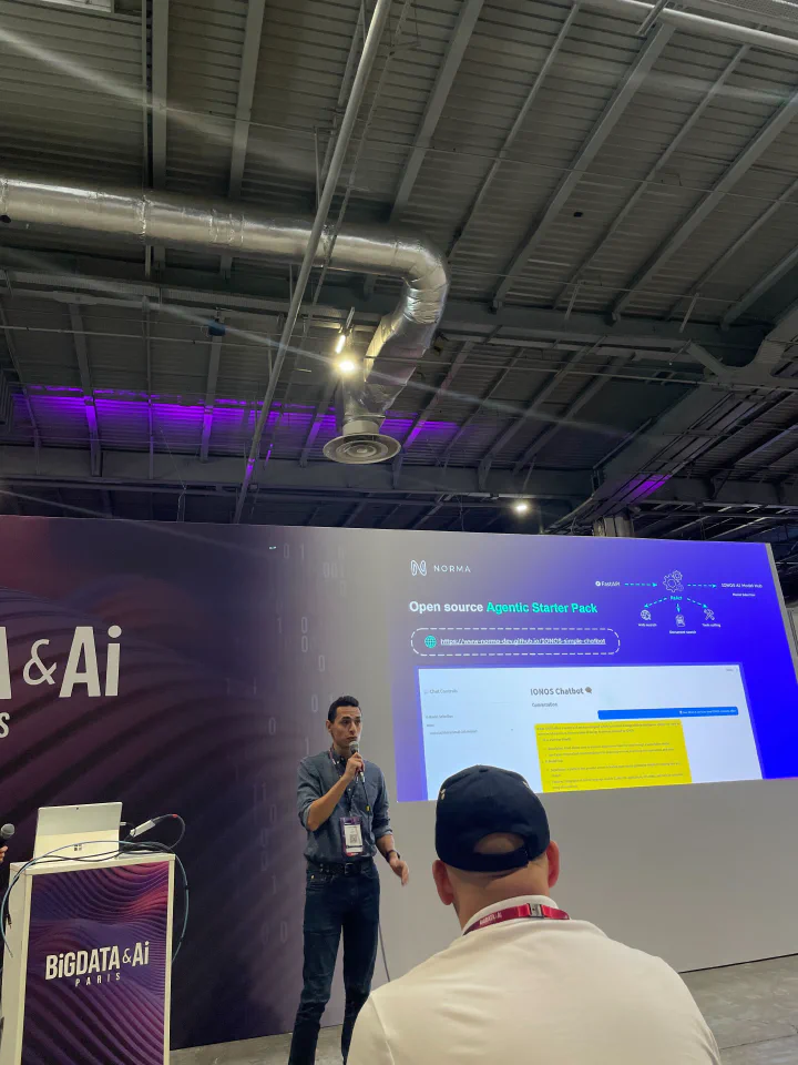 I present an open-source agentic AI starter pack at Big Data & AI Paris